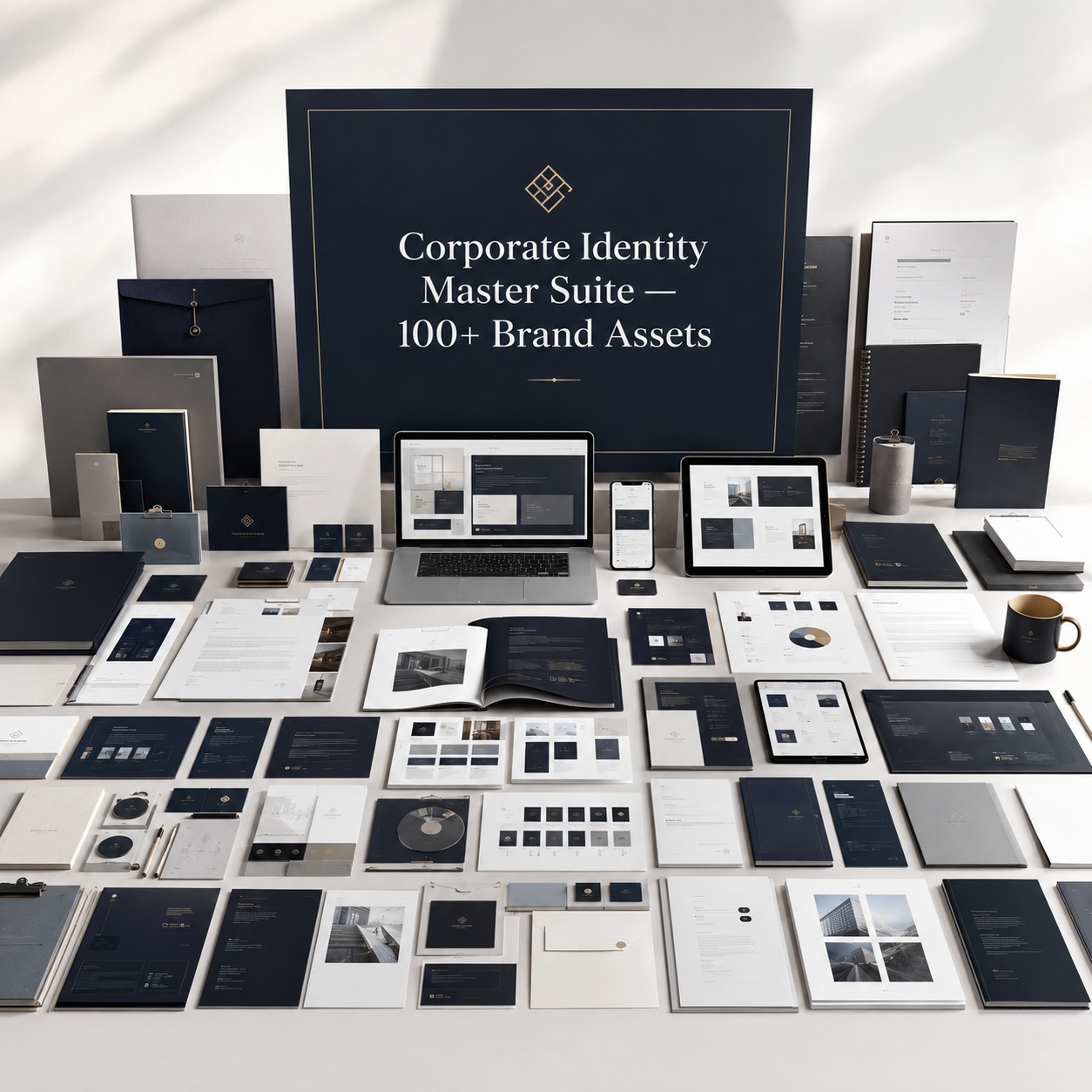 Corporate Identity Master Suite — 100+ Premium Brand Templates